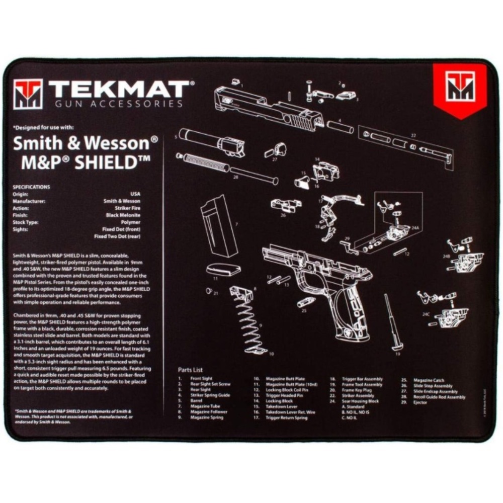 Gun cleaning mat